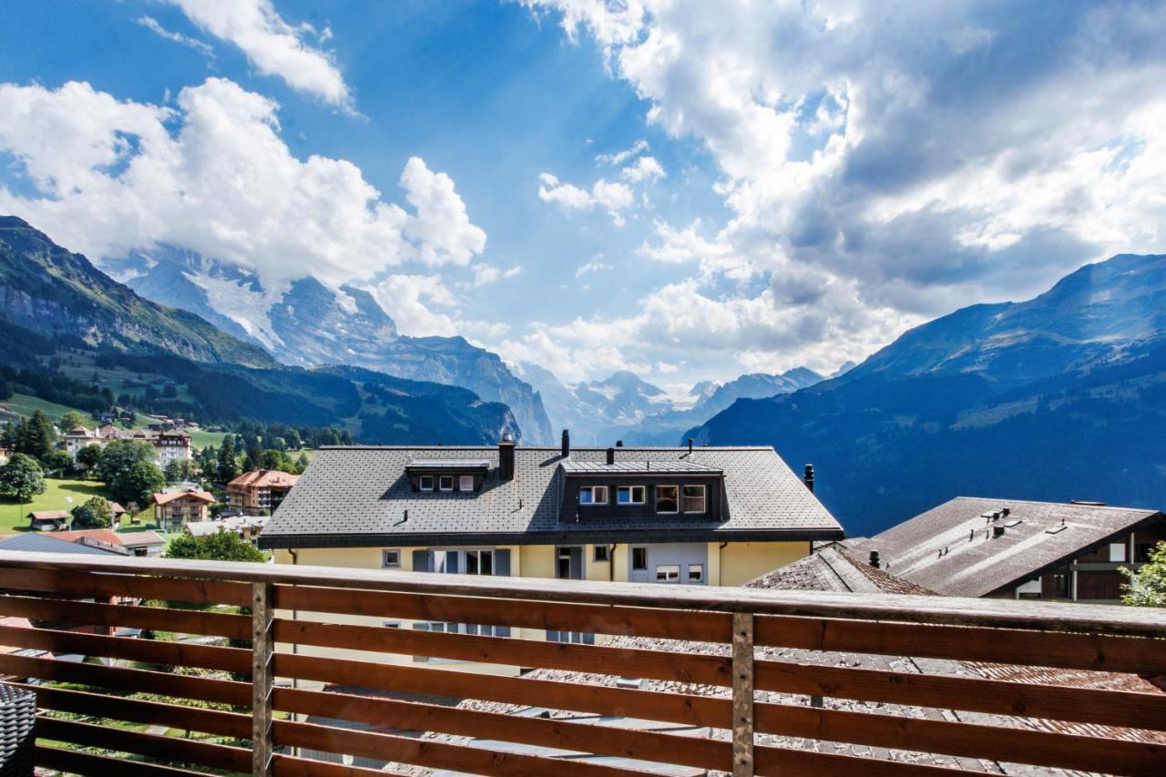 Appartement Kinohaus 3 à Wengen Extérieur photo