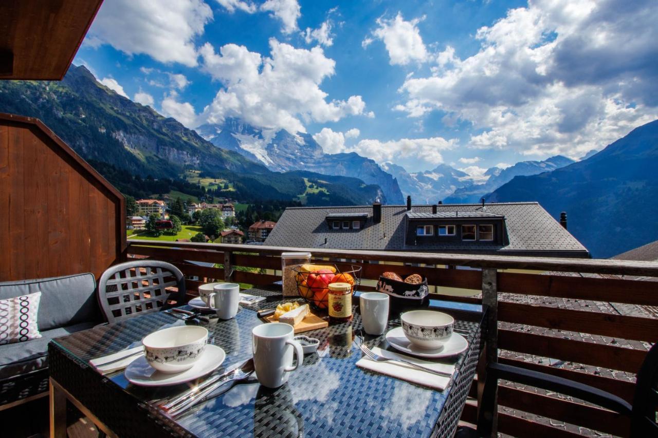 Appartement Kinohaus 3 à Wengen Extérieur photo